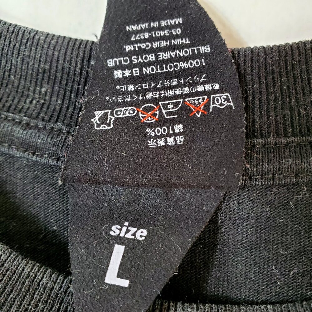 VTG ICECREAM Black T-Shirt by BBC Billionaires Boys Club EUC Size Large Mens - Picture 5 of 5